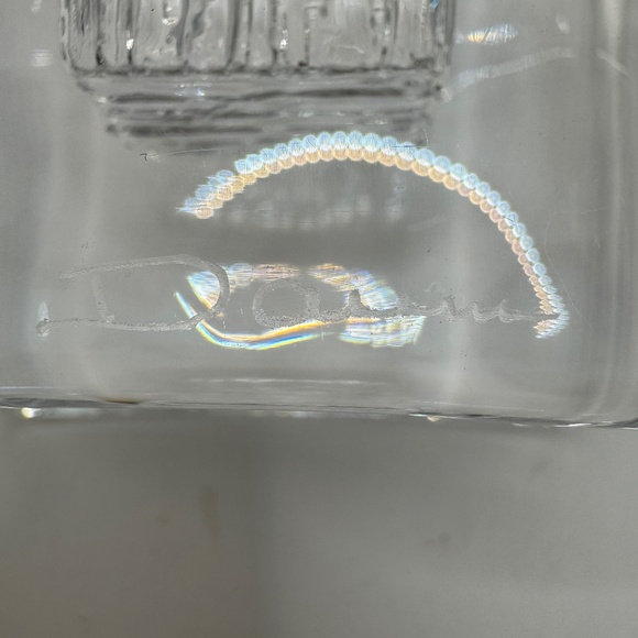 Signed Daum Nancy crystal mini posey vase. Excellent Condition. - Picture 8 of 12